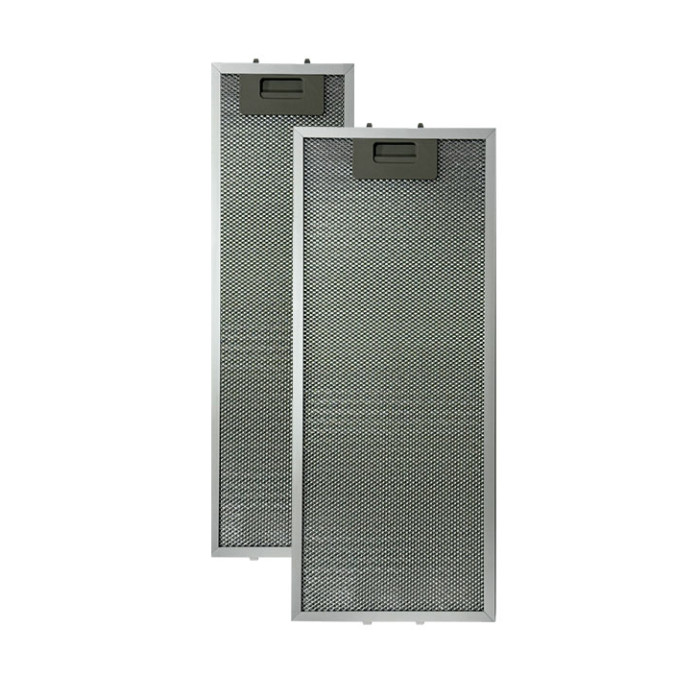 Alumīnija filtrs tvaika nosūcējam 2gab. 49.85x20.65, 49.85x15.65cm AL-TCS400 HEINNER