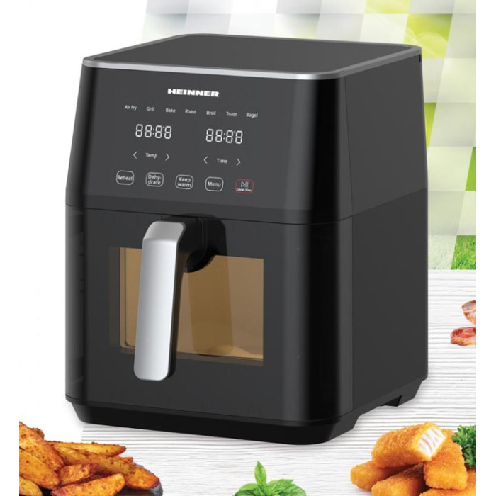 Karšto oro gruzdintuvė 1500-1800W, 7L HAF-M7BK1800 HEINNER