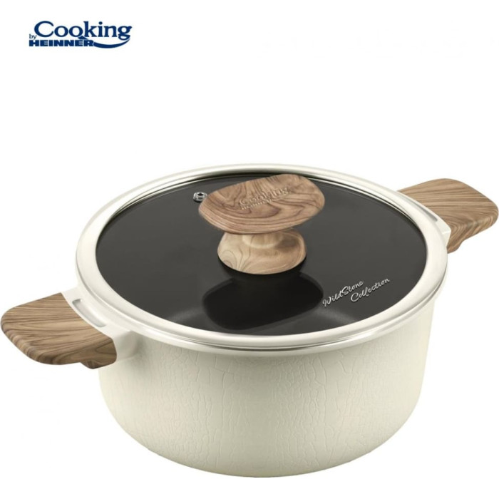 Panna alumīnija ar keramikas pārklājumu 2.5L 20x9.5cm HR-JLG-WC20 HEINNER