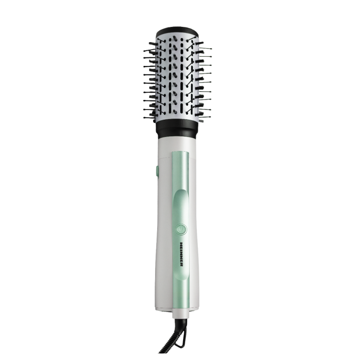 Hot air brush 1200W white/green, HAB-Y12DC-WH1 HEINNER
