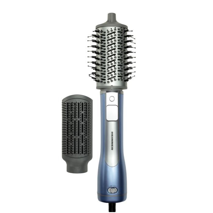 Hot air brush 1200W blue/gray, HAB-R12DC-BL2 HEINNER