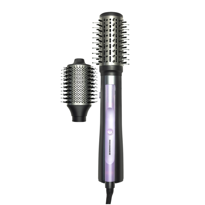 Hot air brush 1200W gray/purple, HAB-Y12DC-GY2 HEINNER