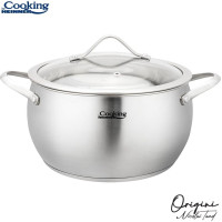 Pot stainless steel with Teflon coating 4.3L 22x11.5cm HR-RW-T043 HEINNER