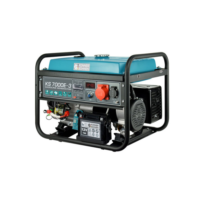 Benzīna ģenerators 5500W, KS 7000E-3, KONNER & SOHNEN