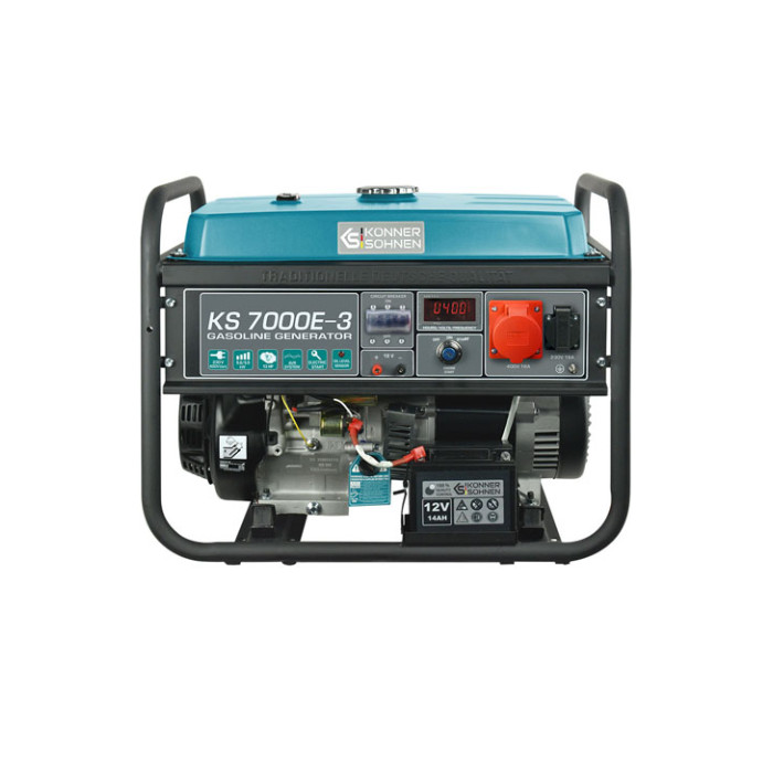 Benzīna ģenerators 5500W, KS 7000E-3, KONNER & SOHNEN