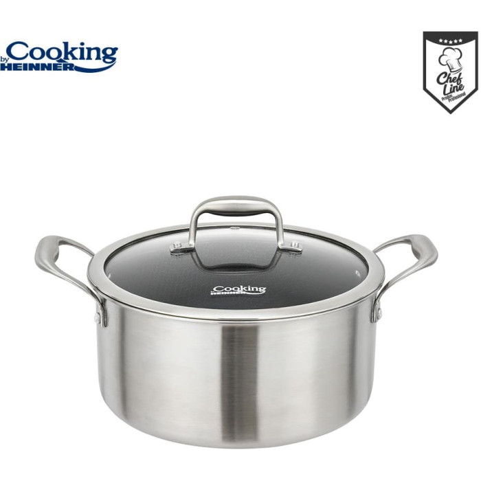 Pot stainless steel with ceramic coating 5L 24x12cm HR-MRK-24 HEINNER