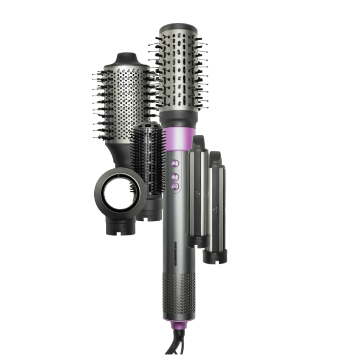 Air styler 1500W, gray/purple, HAS-Y15BLDC-GY6 HEINNER