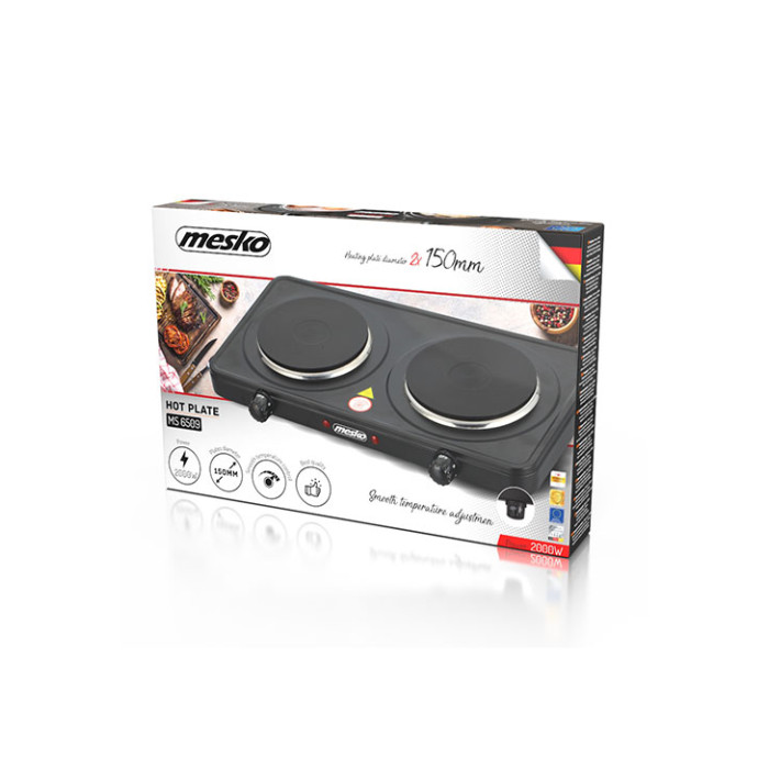 Electric stove 2000W, MS 6509, MESKO