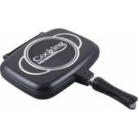 Grill pan, double-sided aluminium with non-stick coating 32x24x7.5cm HR-SCO-A0232A HEINNER