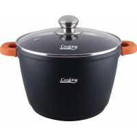 Pot aluminum with ceramic coating 6.3L 24x16.5cm HR-SCO-A0624A HEINNER