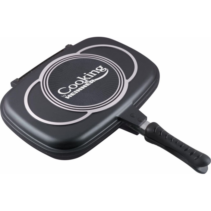 Grill pan, double-sided aluminum with nonstick coating 36x24x7.5cm HR-SCO-A0236B HEINNER