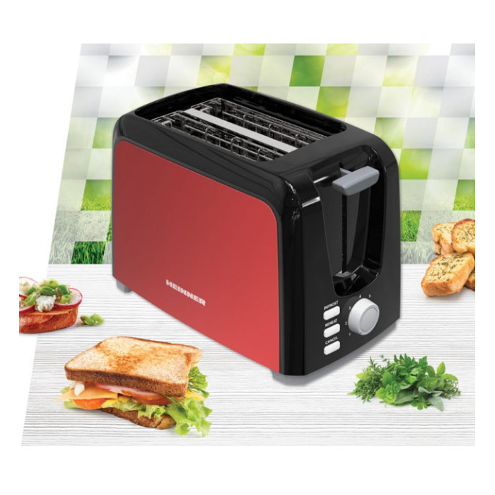 Tosteris 750W HTP-700BKRD HEINNER