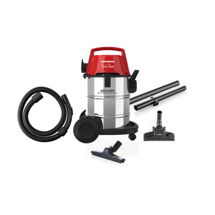 Galingas buitinis /statybinis dulkių siurblys 1400W, 21L HVC-MWD1400RD HEINNER