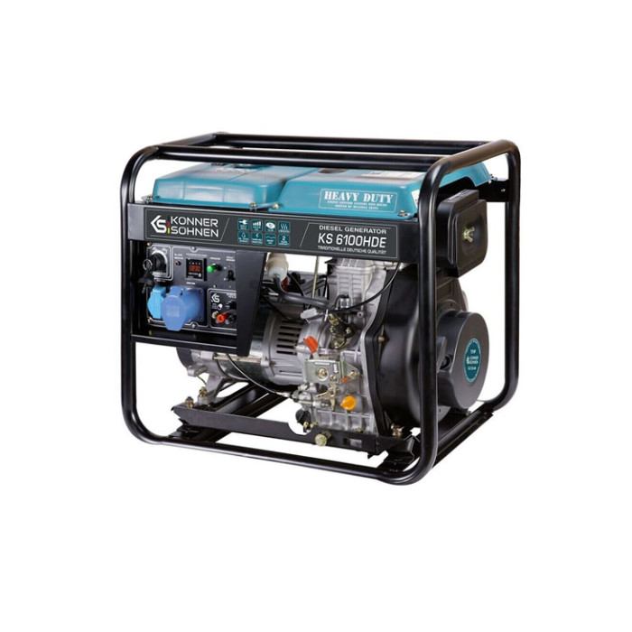 Dīzeļa ģenerators 5500W, KS 6100HDE (EURO V), KONNER & SOHNEN