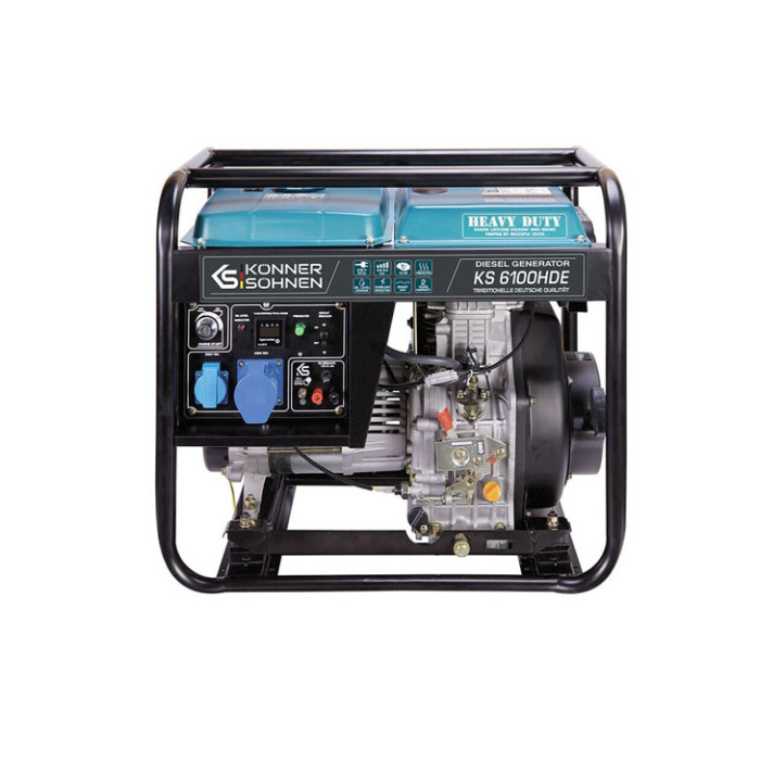 Dīzeļa ģenerators 5500W, KS 6100HDE (EURO V), KONNER & SOHNEN