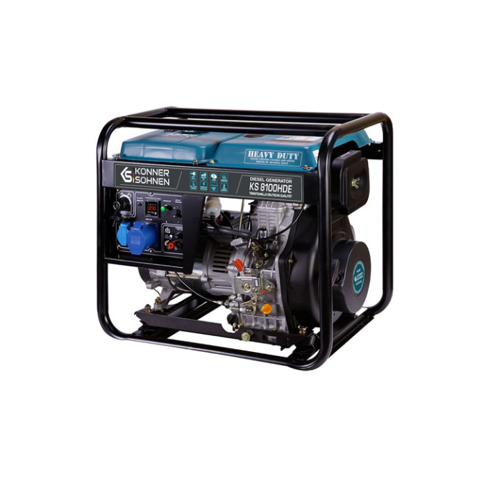 Diesel generator 6500W, KS 8100HDE (EURO V), KÖNNER & SÖHNEN 