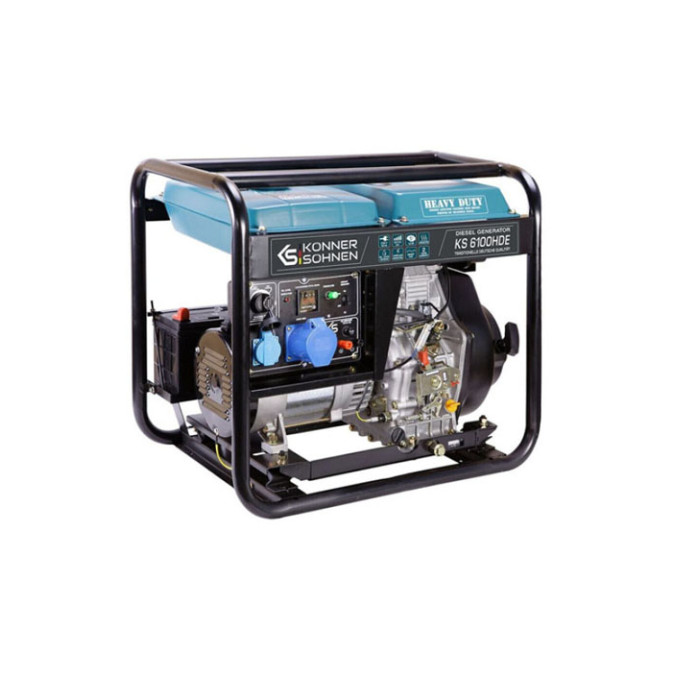Dīzeļa ģenerators 5500W, KS 6100HDE (EURO V), KONNER & SOHNEN