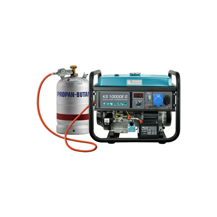 LPG/Gasoline generator 8000W, KS 10000E-G, KÖNNER & SÖHNEN