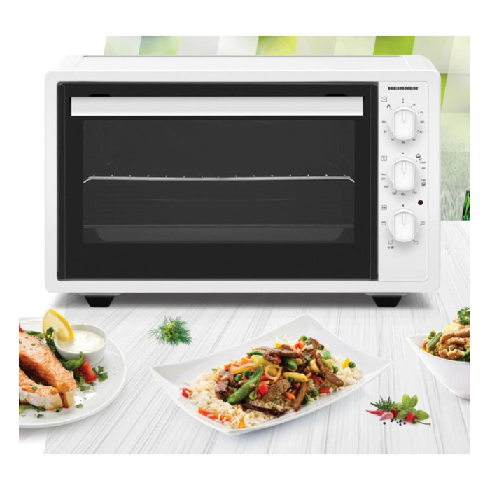 Electric oven 1650W, 37L HCE-S37WH HEINNER