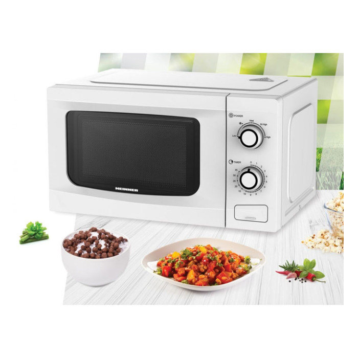 Microwave oven 700W, 20L HMW-M2035WH HEINNER