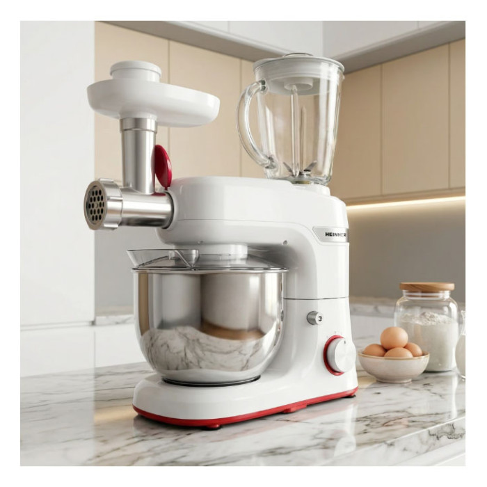Food processor 1000W, 5.5L HPM-1000WH HEINNER