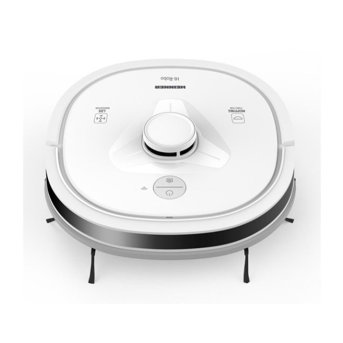 Robotas dulkių siurblys su drėgno valymo funkcija HRVC-M33WH HEINNER