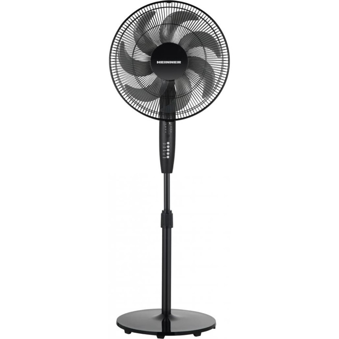 Ventilators ar teleskopisku statīvu 50W 85° 130cm HSF-M750D-BK HEINNER
