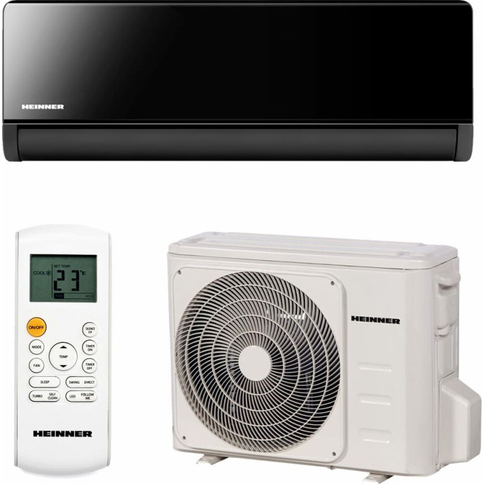 Air conditioner BLACKPEARL, 18000BTU HAC-BP18WIFI-BK HEINNER