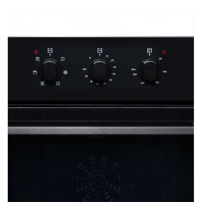 Iebūvējamā cepeškrāsns  HBO-V656GC-BK HEINNER