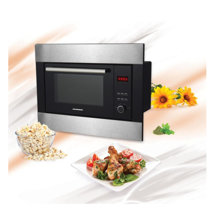 Iebūvējama mikroviļņu krāsns 800W, 23L HMW-23BIXBK HEINNER