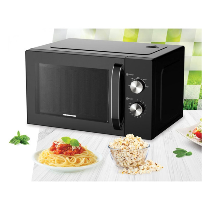 Mikroviļņu krāsns 850W, 25L HMW-M2535BK HEINNER