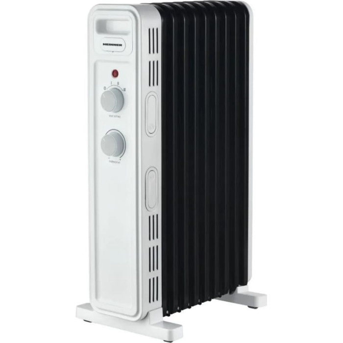 Oil filled radiator 1000/1500/2500W HOH-M13WH-BK HEINNER