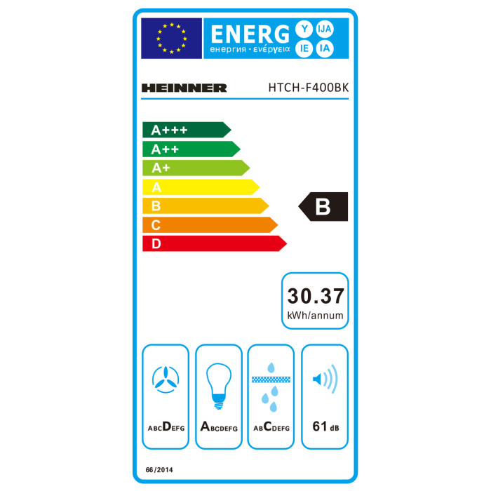 Extractor HTCH-F400BK HEINNER