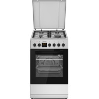 Kombinētā gāzes plīts HFSC-S65MIXFD-SL HEINNER