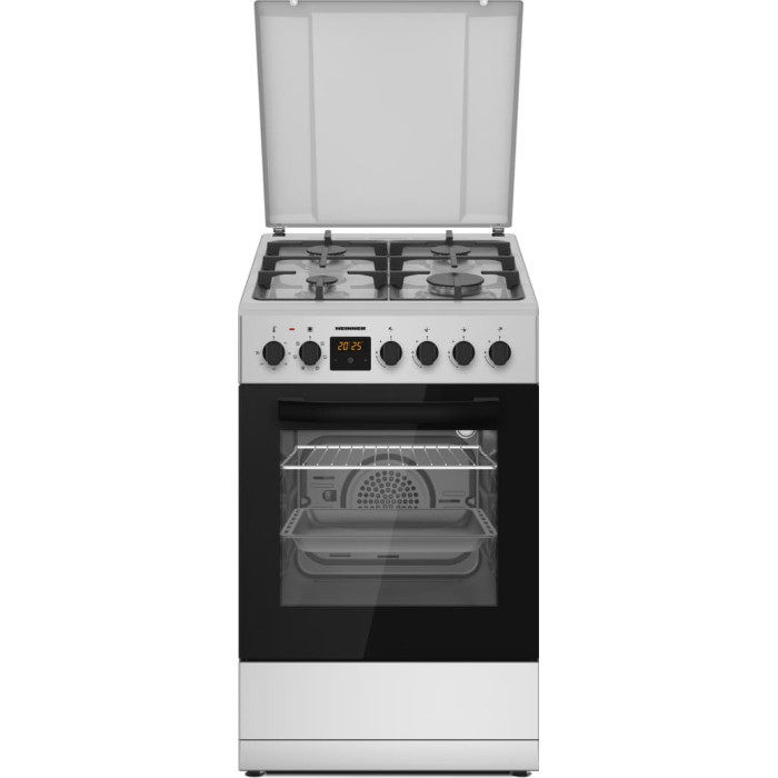 Kombinētā gāzes plīts HFSC-S65MIXFD-SL HEINNER