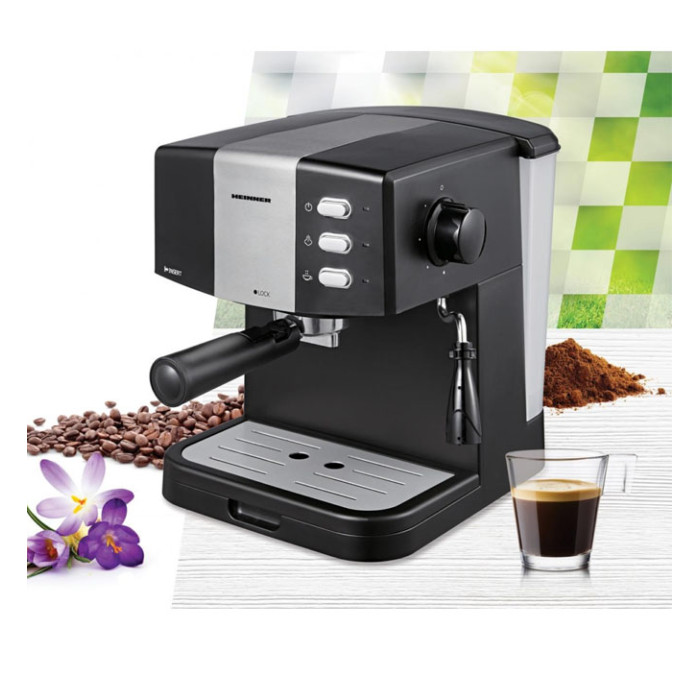 Kafijas automāts 850W, 1.5L, 15bar HEM-850BKSL HEINNER