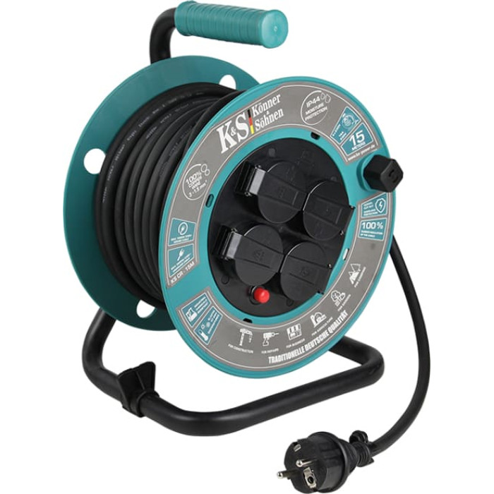 Cord reel, KS-CR-15M, KONNER & SOHNEN 15m