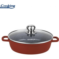 Katls alumīnija ar keramikas pārklājumu 2.6L 24x6.5cm HR-JLG-J24JCR HEINNER