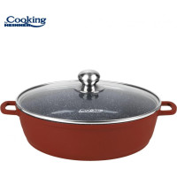 Pot aluminum with ceramic coating 11L 40x9.8cm HR-JLG-J40JCR HEINNER