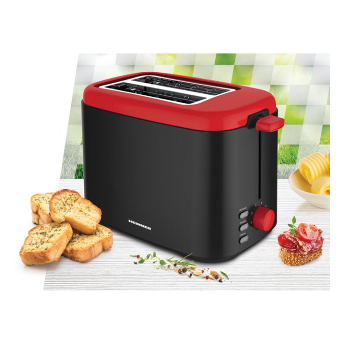 Toaster 800W HTP-800BKR HEINNER