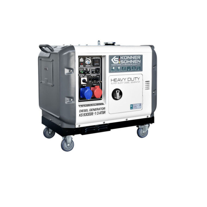 Dīzeļa ģenerators 7500W, KS 9300 HDES 1/3 ATSR (EURO V), KONNER & SOHNEN