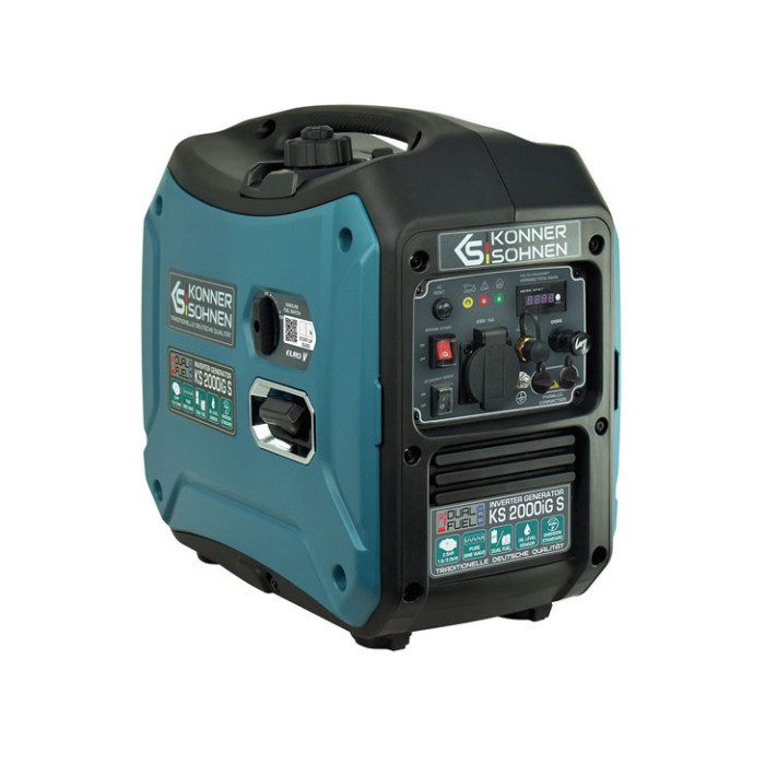LPG/gasoline inverter generator 2000W, KS 2000iG S, KÖNNER & SÖHNEN