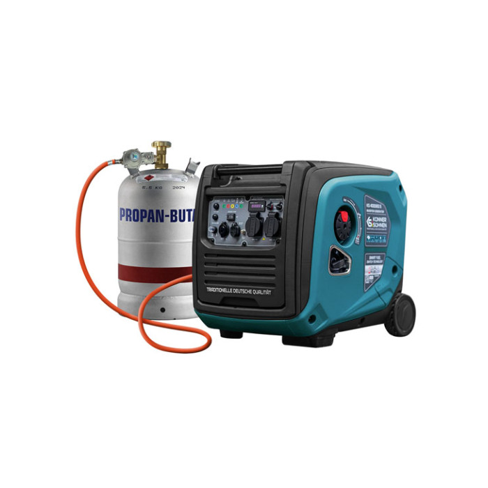 Invertora benzīna/gāzes ģenerators 4000W, KS 4000iEG S, KONNER & SOHNEN