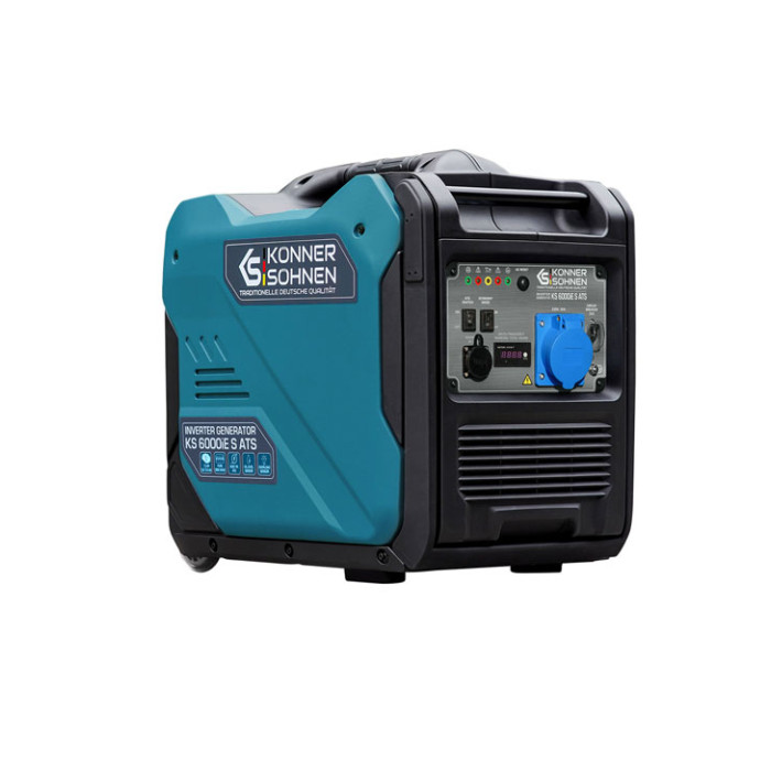 Inverterinis elektros generatorius 5500W, KS 6000iE S ATS, (su integruota automatika ATS) KÖNNER & SÖHNEN