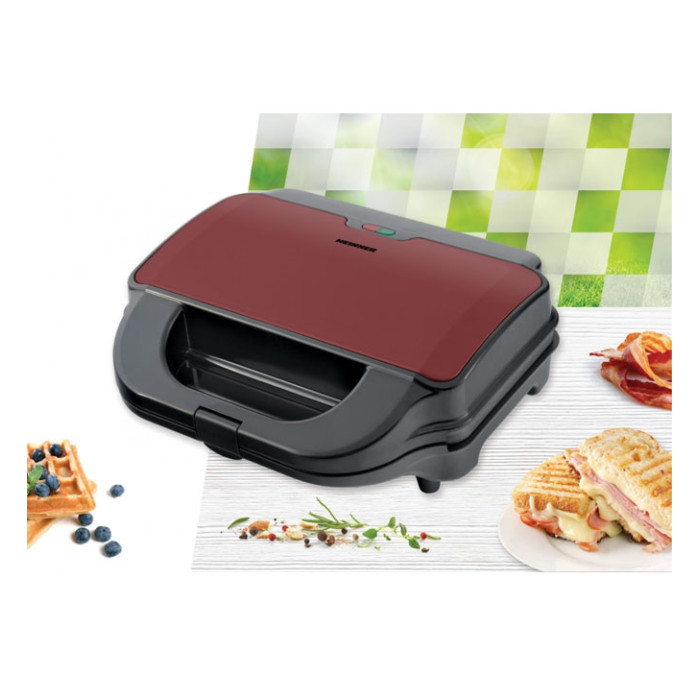 Sviestmaižu tosteris 900W SM-2H900BKS HEINNER