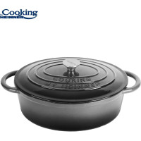 Pot enameled cast iron 9L 37x29x15cm HR-ZVC-S29OV HEINNER