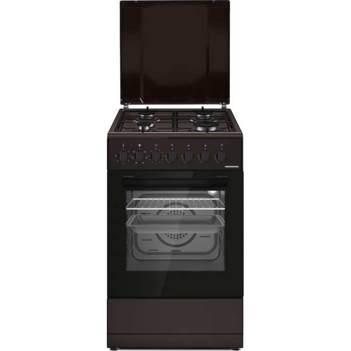 Mixt stove HFSC-S60LITGC-BRW HEINNER