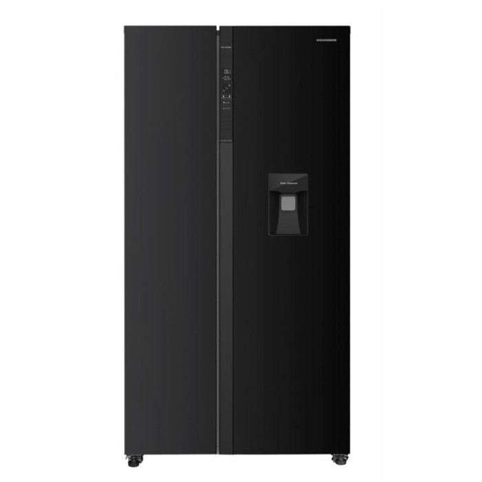 Šaldytuvas dvigubomis durimis No Frost HSBS-HM529NFBKWDE++ HEINNER