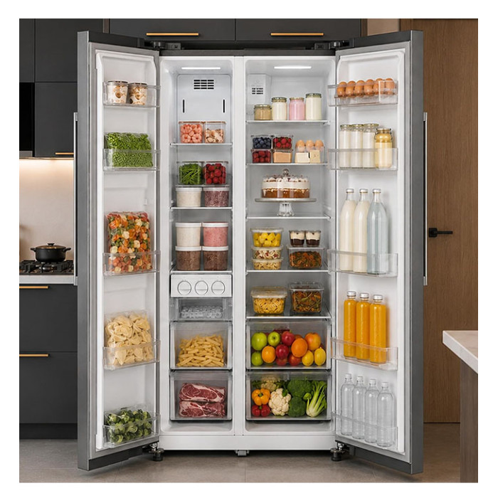 Refrigerator side by side HSBS-M548NFINVXE++ HEINNER