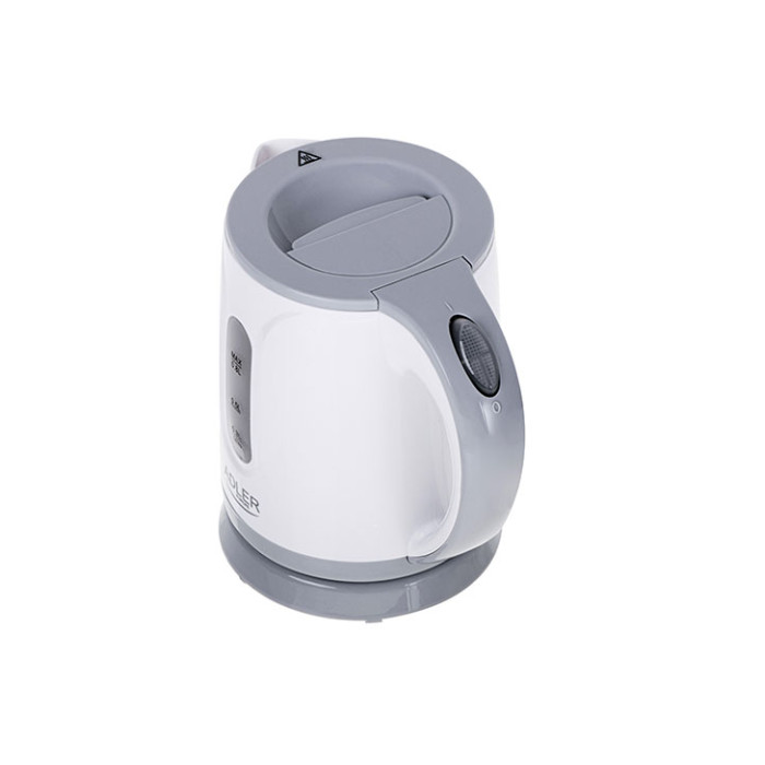 Elektriskā tējkanna plastmasas 0.8L, AD 1371 grey, ADLER